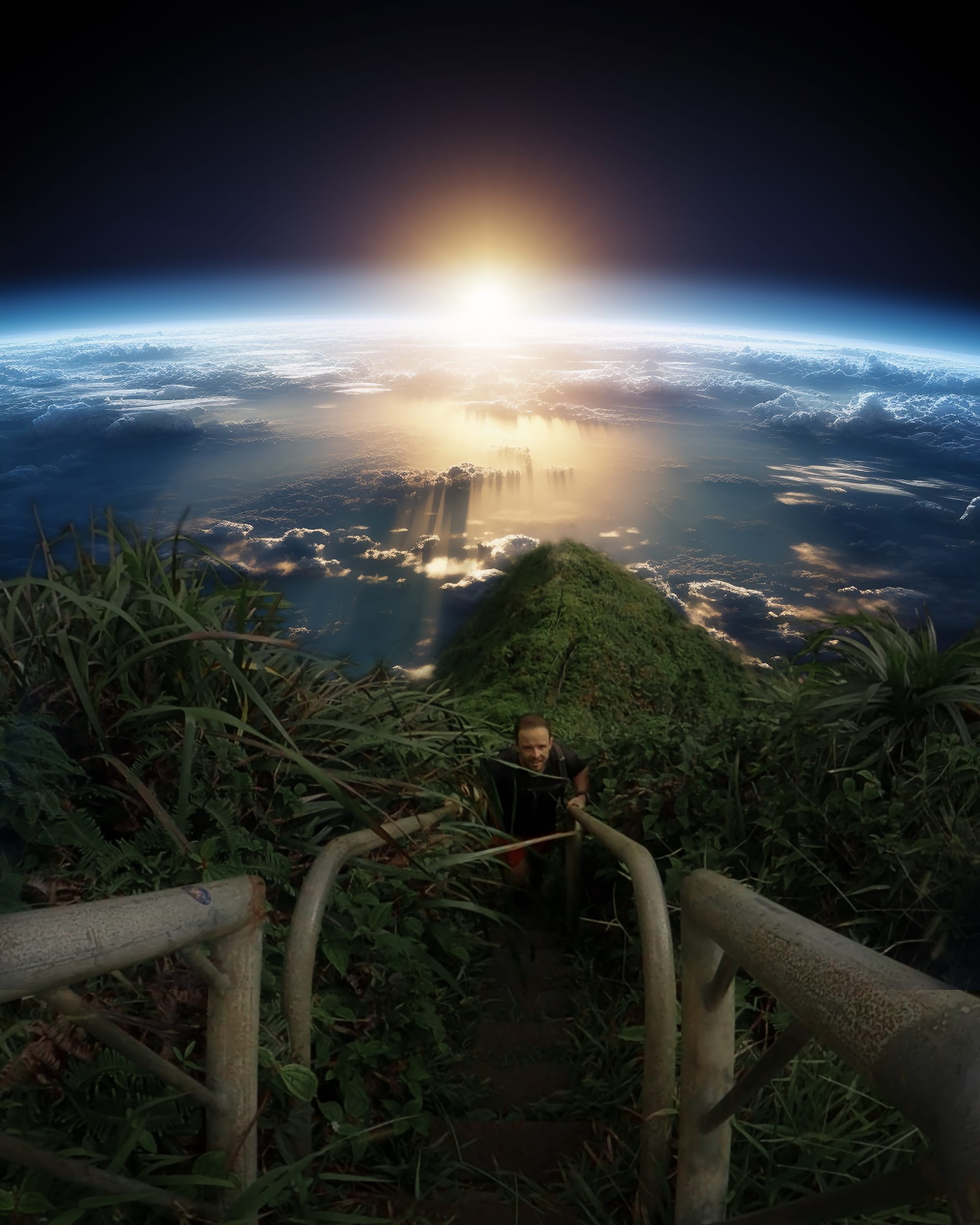 Hiking to Heaven - AI in photography